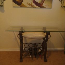 Wine Rack Table