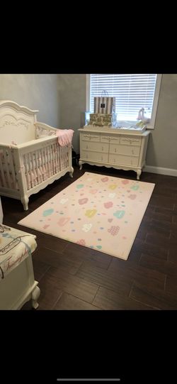 chinese dress ladies Evolur Aurora 7-Drawer Double Dresser, Assembled Baby Dresser with Crystal  Knobs, Queen Anne Feet & Spacious Storage for Nursery Essentials in Frost  White : Home & Kitchen main image 0