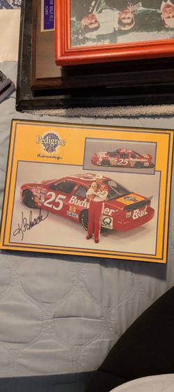 1997 Ricky Craven #25 Budweiser / Pedigree Racing hero card