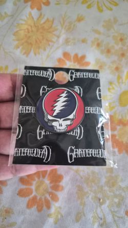 Enamel Pin - Grateful Dead Steal Your Face Rock