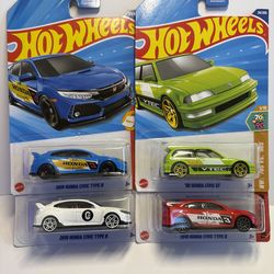 Hot wheels 🛞 Honda civic lot