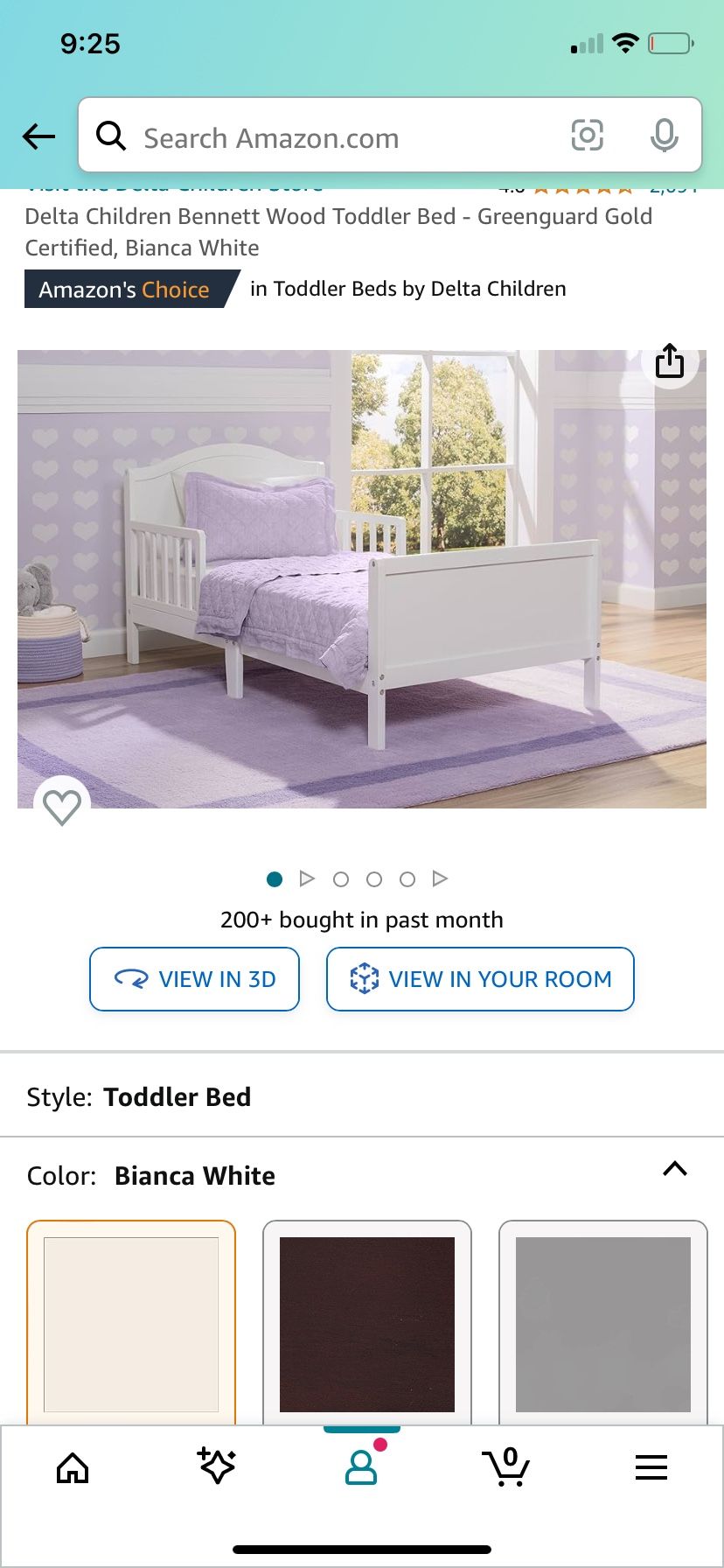 Toddler Bed With Mattress