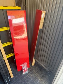 IKEA shelf red