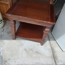 Wood End Table 