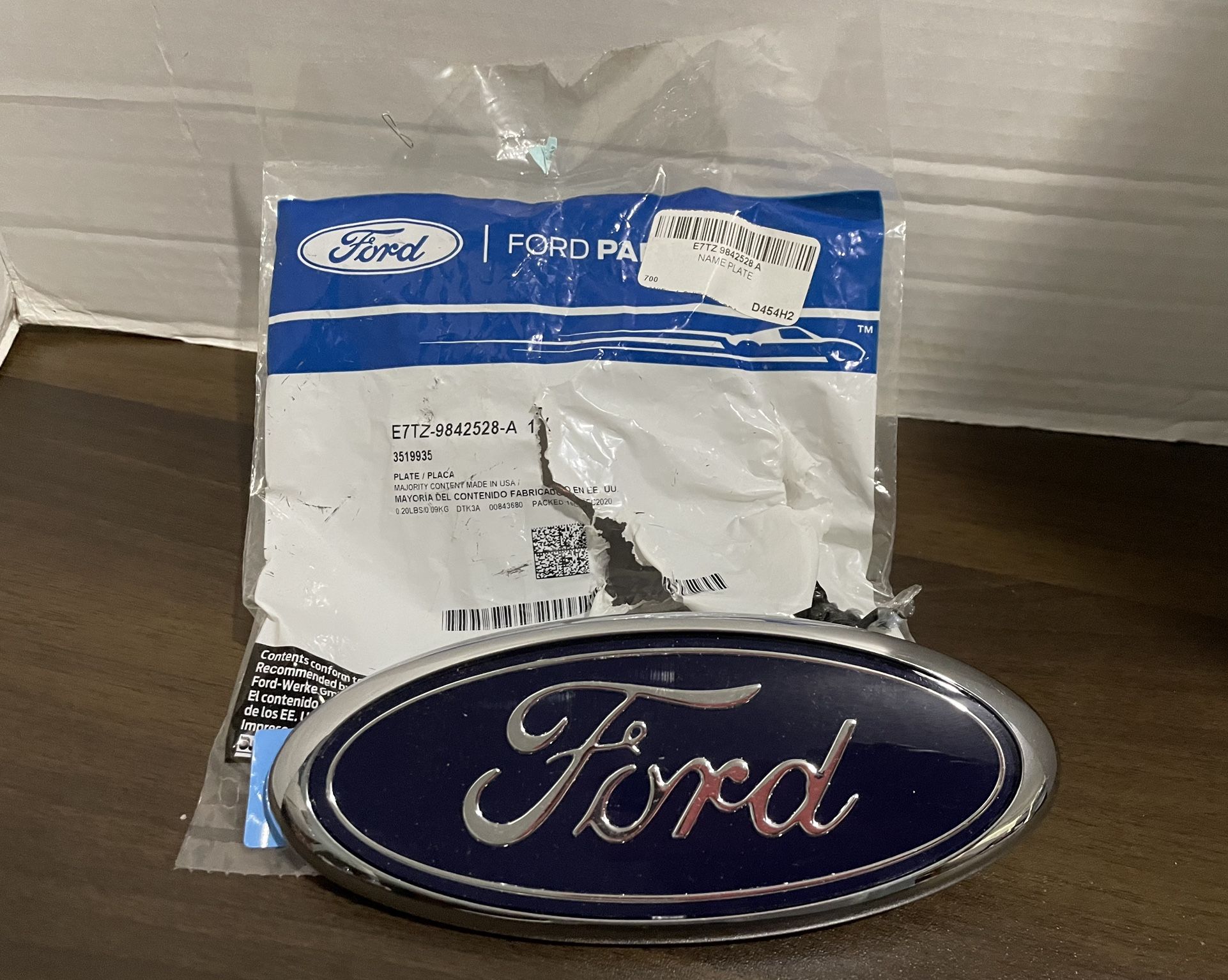 Ford Name Plate