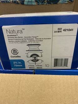 Convatec Ostomy Flanges Natura 9 NEW boxes 10 each LOT 421041