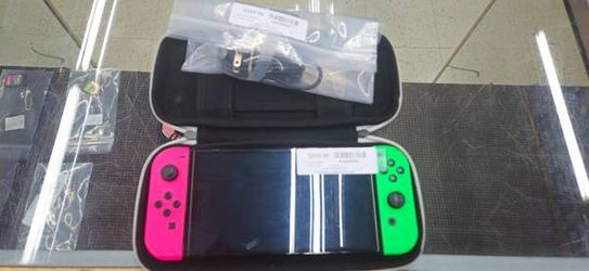 NINTENDO SWITCH OLED MODEL WITH DOCK & CARRYING CASE – $219.99
