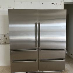 sub zero double door refrigerator 