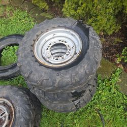 26x8r12 Quad Tires With Rims 
