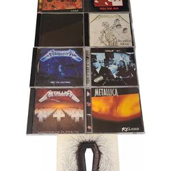 9 CD Metallica Lot Kill 'Em All Master Of Puppets Death Magnetic Ride Lightning

