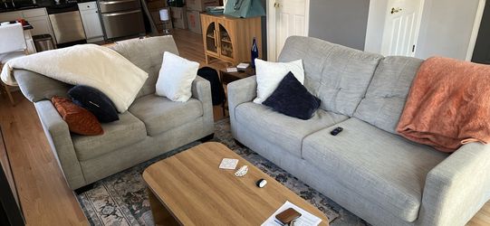 Ashley Mahoney Sofa & Loveseat Set — $400 OBO