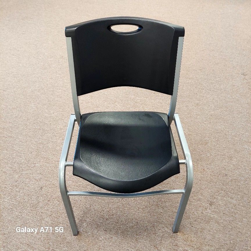 Lifetime Stockable Chairs Used One With Very Good Condition. Product ID 2829
