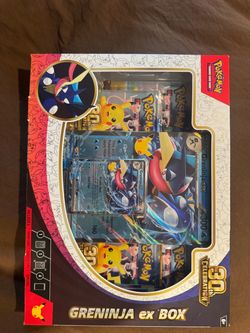 Pokemon 30th anniversary Greninja ex Box