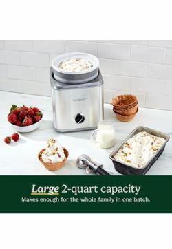 Works great! We just don’t use. Cuisinart Ice Cream Maker Machine, 2-Quart Ice Cream, Sorbet and Frozen Yogurt Machine, Fully Automatic Double-Insulat