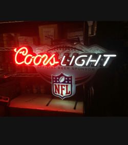 $35 OFF! - "Coors Light" NFL Officially Licensed, Neon Light sign