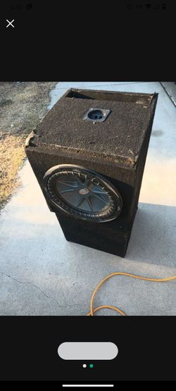 Kicker CVX 12 inch subwoofer