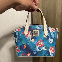Disney Dooney & Bourke Little Mermaid Crossbody Mini Satchel Purse Ariel