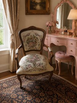 Vintage French provincial chair