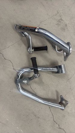 Chrome Motorcycle Crash Bars Guard Set