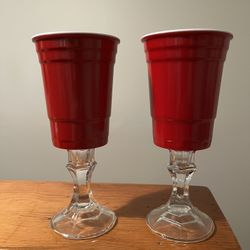 Red Solo Cup Wine Glasses