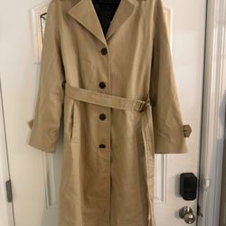 Coach Khaki Trench Coat (S)