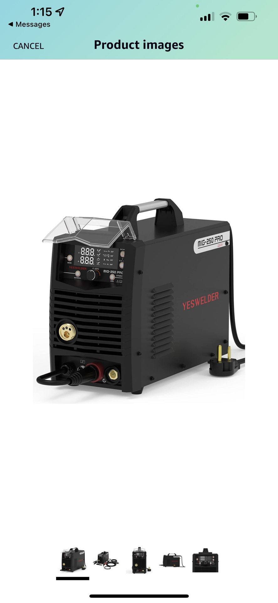 Welding Machine - YESWELDER MIG-250 PRO Aluminum MIG Welder, 250Amp 220V, Gas MIG Gasless Flux Core Welding Machine MIG/Lift TIG/Stick 3 in 1 Welder,