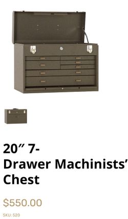 20″ 7-Drawer Machinists’ Chest