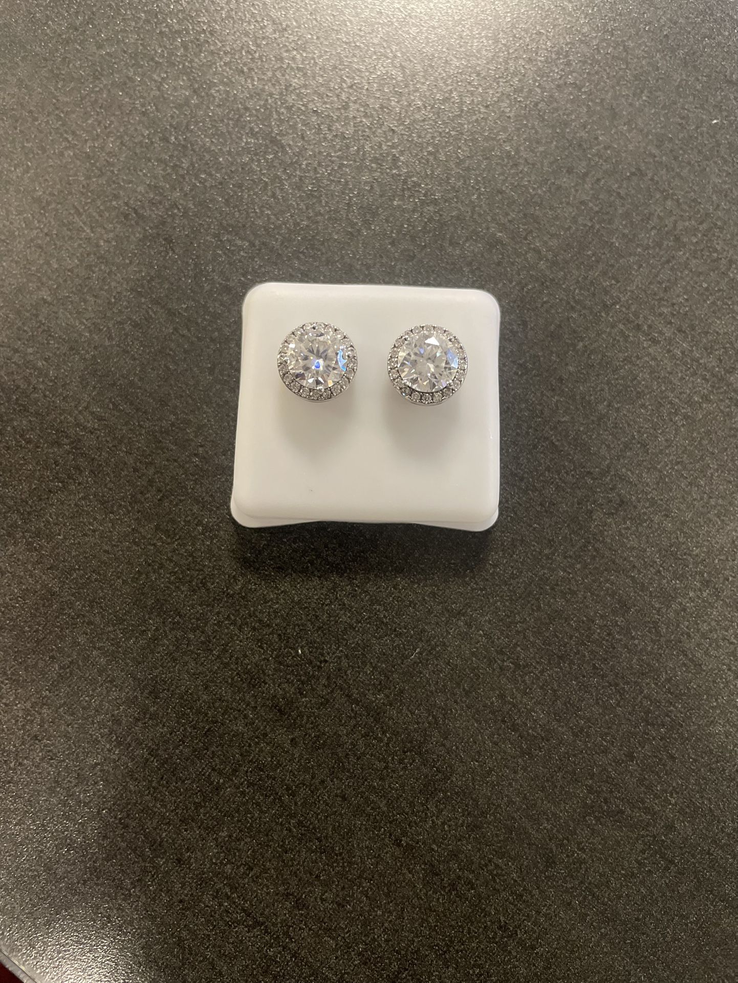 Men’s diamond earrings
