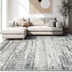 8’x10’ Brand New High Quality Gray Rug 