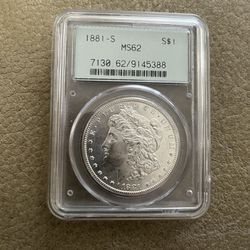 1881-S Morgan Silver Dollar 