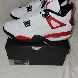 Jordan 4 Retro Red Cement Size 9.5