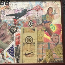 Bombs Away Corporate Chaos Collage Art