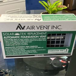  14x3/4  - 7x.5 Automatic Foundation Vent ,(GREY)