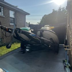 2 Jet Skis W/ Trailer 