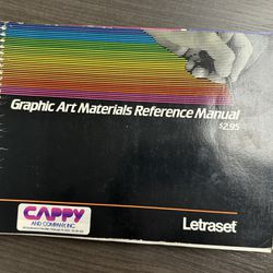 Graphic Arts Materials Reference Manual by Letraset 1981. Good. Collectible.