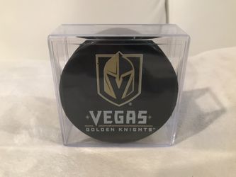 Las Vegas Knights Hockey Puck And Case Collectors (New)