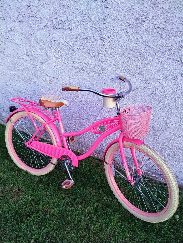 Women's Huffy Nel Lusso 26" Beach Cruiser Bike Bicicleta Basket 