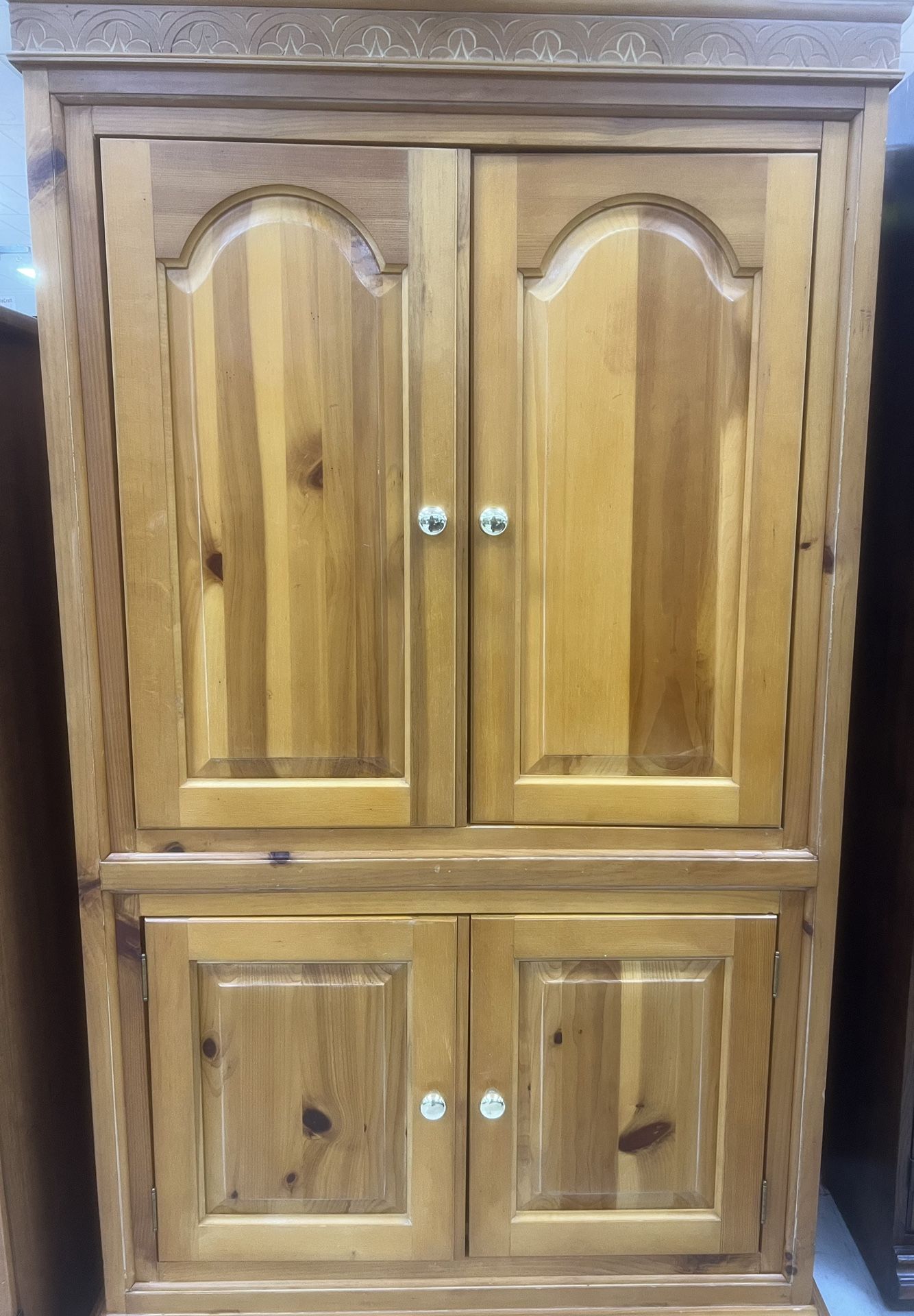 Vintage Antique Wooden Armoire Like New