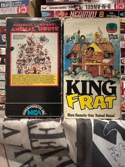 King frat x animal house vhs tapes