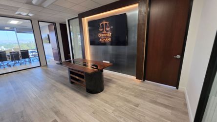 Custom Handmade Walnut & Black Epoxy River Table w/ LED Lighting – 71" - $8,000 (Woodland hills)