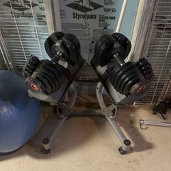 Bowflex Dumbbells And Rack