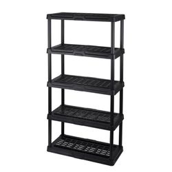 YUKON 5 Tier Storage Rack Shelving Unit-used