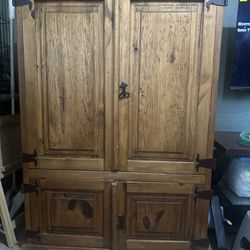 Wood Dresser/amour/ Tv Cabinet