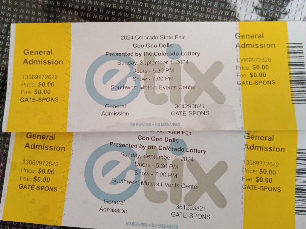 2 Goo Goo Dolls Tickets