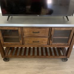 Roller Cabinet Or Entertainment Center 