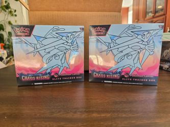 Pokemon Chaos Rising Pokémon Center Elite Trainer Box ETB