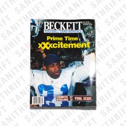 1996 Beckett Magazine – Deion Sanders Dallas Cowboys Super Bowl