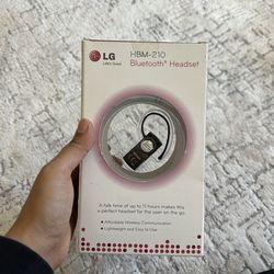 LG HBM-210 Bluetooth Headset Wireless Ear Piece (New in Box) MOVING OUT SALE