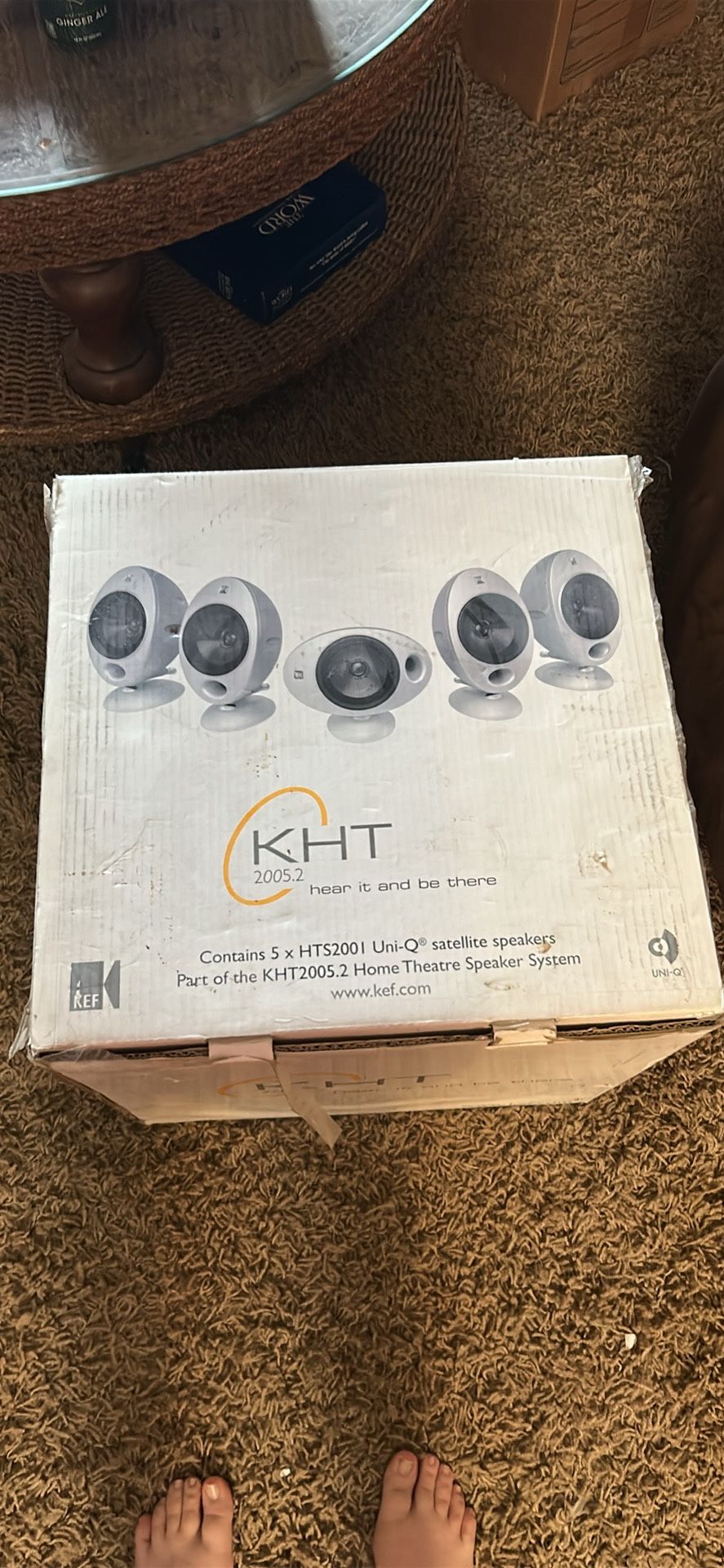 Kef KHT 2005.2 satellite speakers