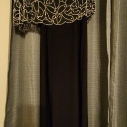 Black Formal Dress/ Vestido Negro Fromal Largo